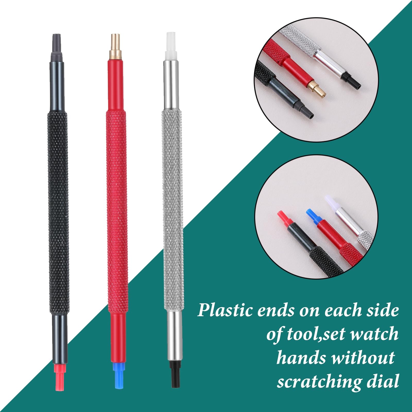 5 Pcs Watch Hands Repair Tool Kit, Stainless Steel Watch Hand Setting Tool, P…