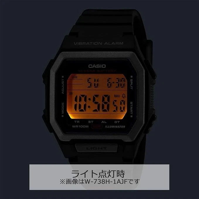 CASIO Collection Standard Watch W-738H-1AJF Japan New In Stock