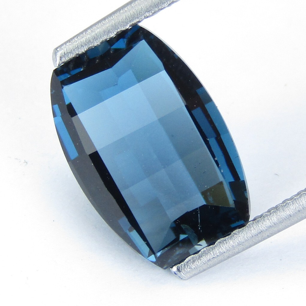 4.22Cts Magnificent Natural London Blue Topaz Fancy Pixel Cut Loose Gemstone