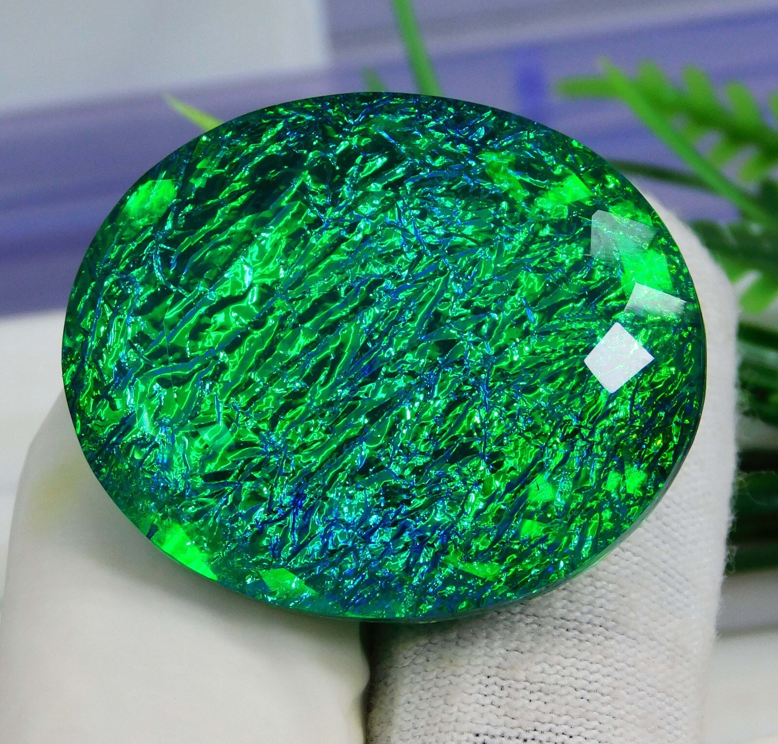 104.30 Ct Natural Monarch Fire Opal Doublet Oval Cut Loose Gemstone Certified