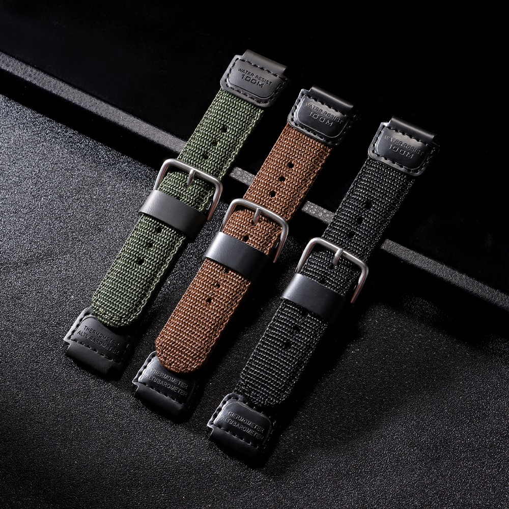 For Casio Nylon Watch Strap 18mm Band for F91W W800H F84 SGW400 AE1200 AE1300