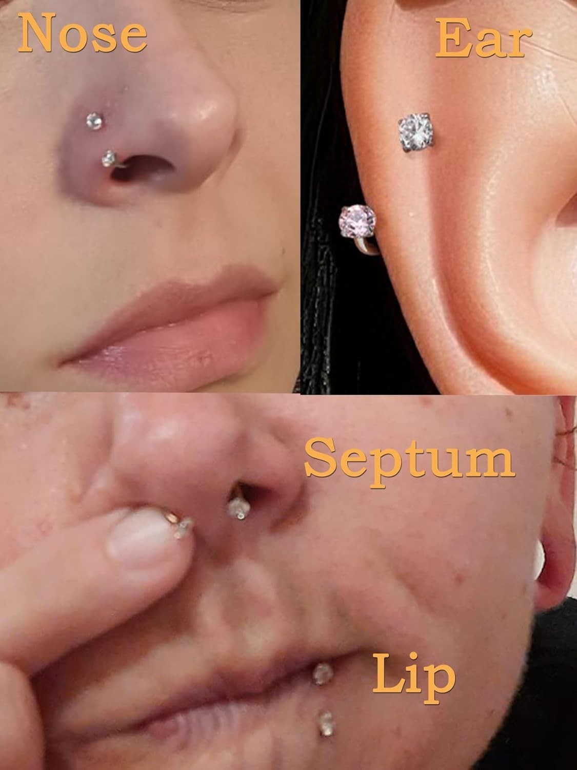 Nose Rings 20g Nose Rings Hoops Nose Studs Nose Rings for Women Surgical Stee…