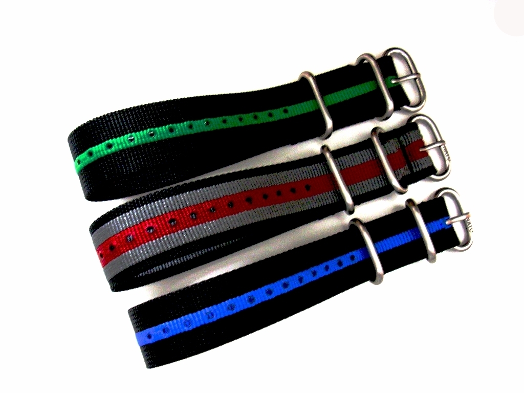 1pc NATO ® watch band strap Heavy Premium Nylon G10 Military UTC Pilot IW SUISSE