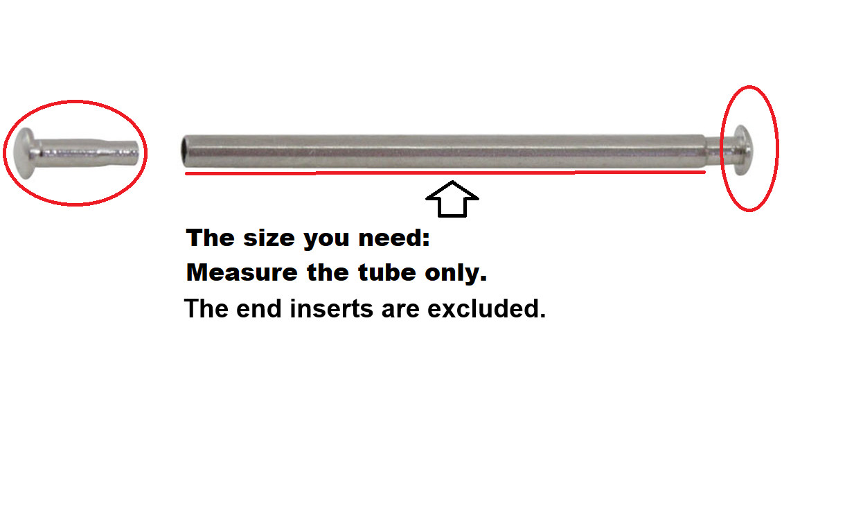 FREE SHIP 1.0MM 1.2MM PRESSURE FRICTION TUBE PIN WATCH BAND CLASP BUCKLE 7-26MM
