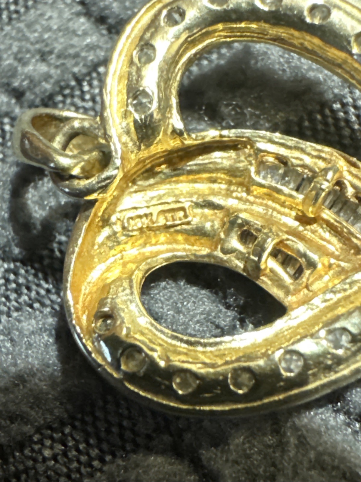 10K Gold and Diamond Heart Pendant