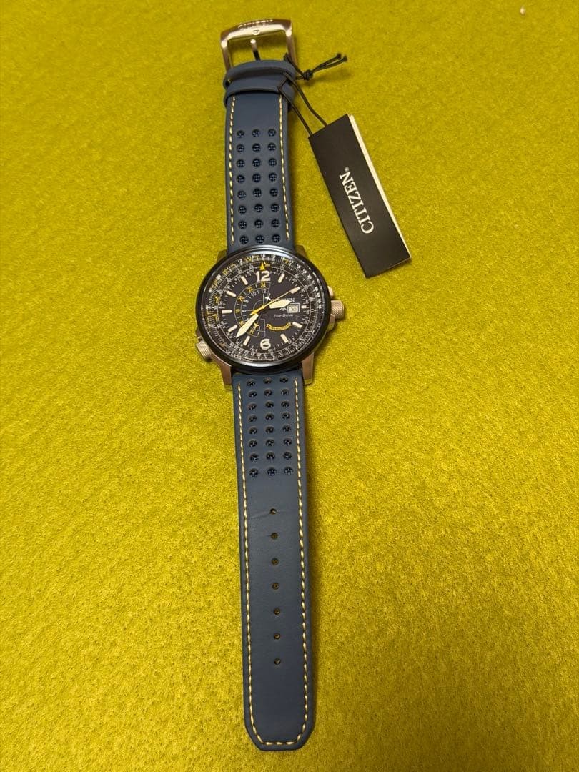 CITIZEN Citizen BJ7007 02L Blue Angels Collaboration Model with Tote Bag JDM