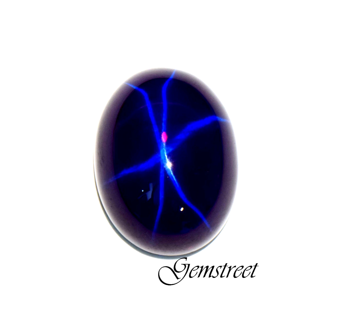 Ceylon Purple Star Sapphire 27.10 Ct 6 Ray Cabochon Cut Certified Loose Gemstone