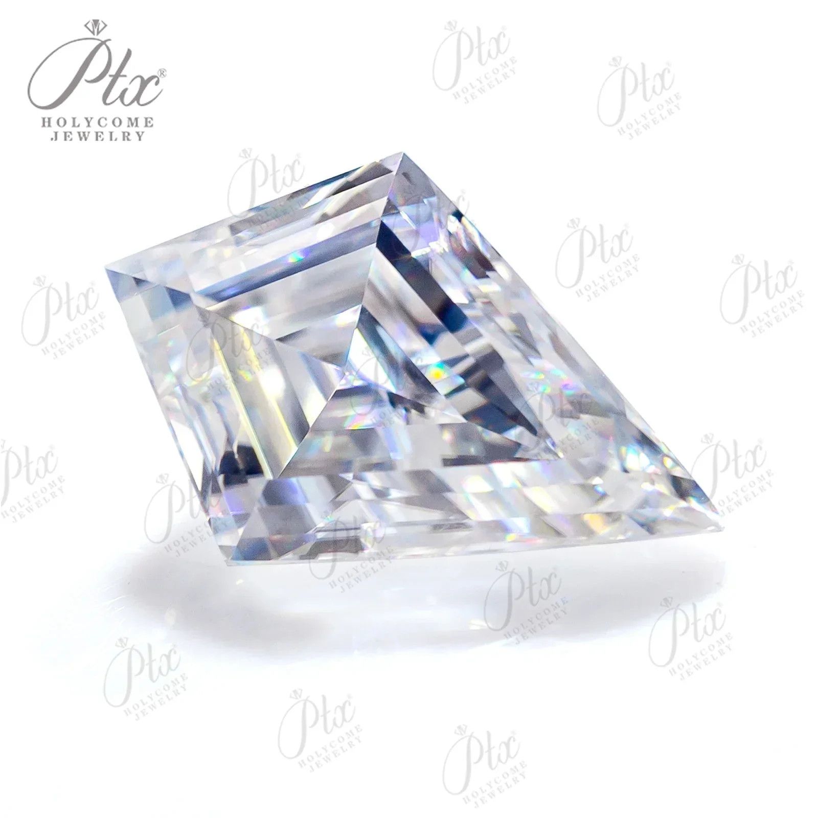 Natural Color Kite Cut Loose Moissanite Stone VVS1 1-9ct Gemstones for Jewelry
