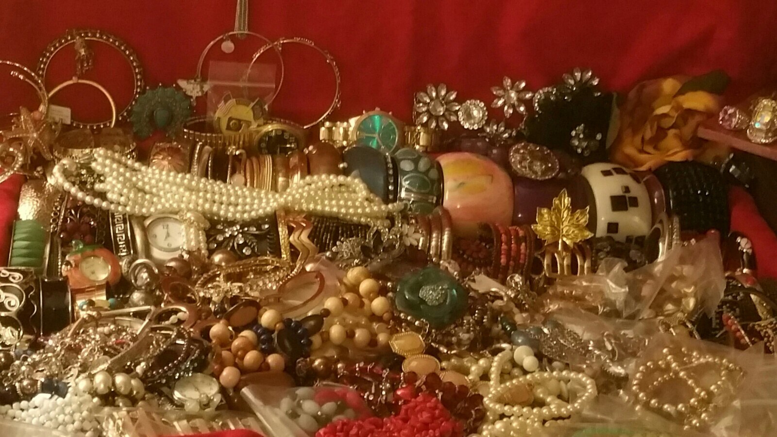Vintage Estate Costume Jewelry Wear Repair Lots