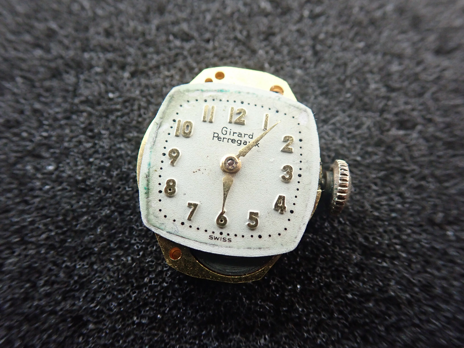 VINTAGE 18.25MM GIRARD PERREGAUX WRIST WATCH MOVEMENT CAL. 57U178 – KEEPING TIME