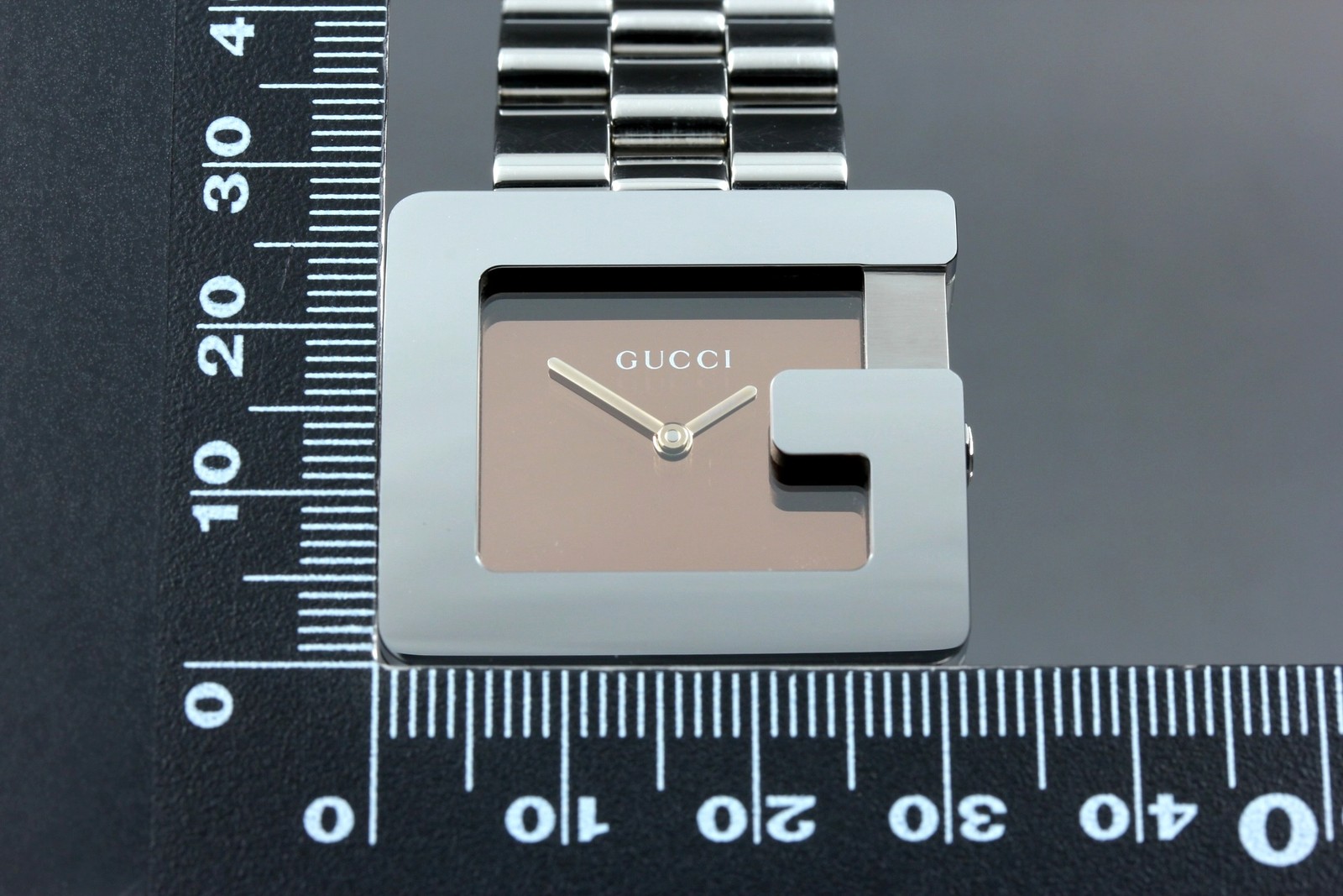 [MINT / Full Set] Gucci 3600M Black G Face 31mm Wrist 7.48in/19cm Qz Mens Watch