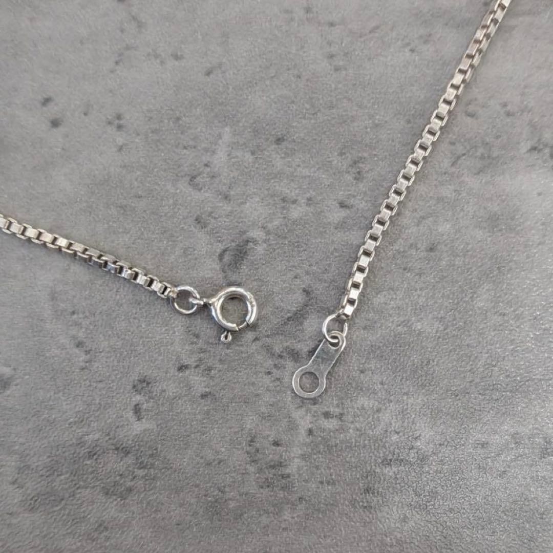 925 Stamped Vintage Silver Necklace, Long Venetian Chain, 60