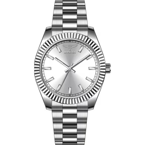 Invicta Specialty (69013) Men’s 40mm – Silver Tone Stainless Quartz Watch – NEW