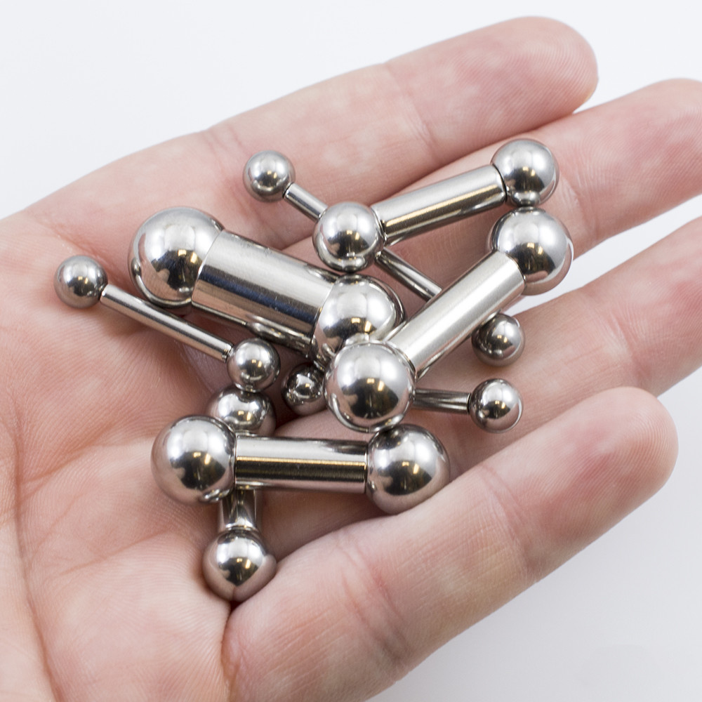 Straight Barbell Made of Surgical Steel all Gauges and Lengths Available