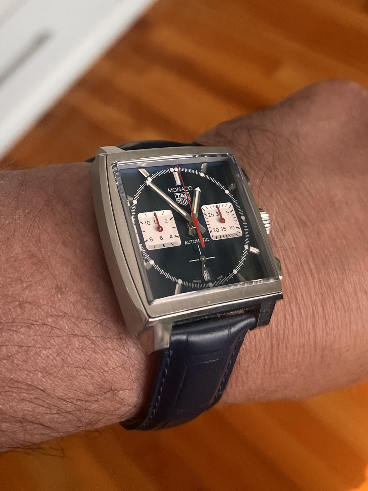 Tag Heuer Monaco automatic Chronograph blue Heuer 02 Men’s Watch CBL2111.FC6453