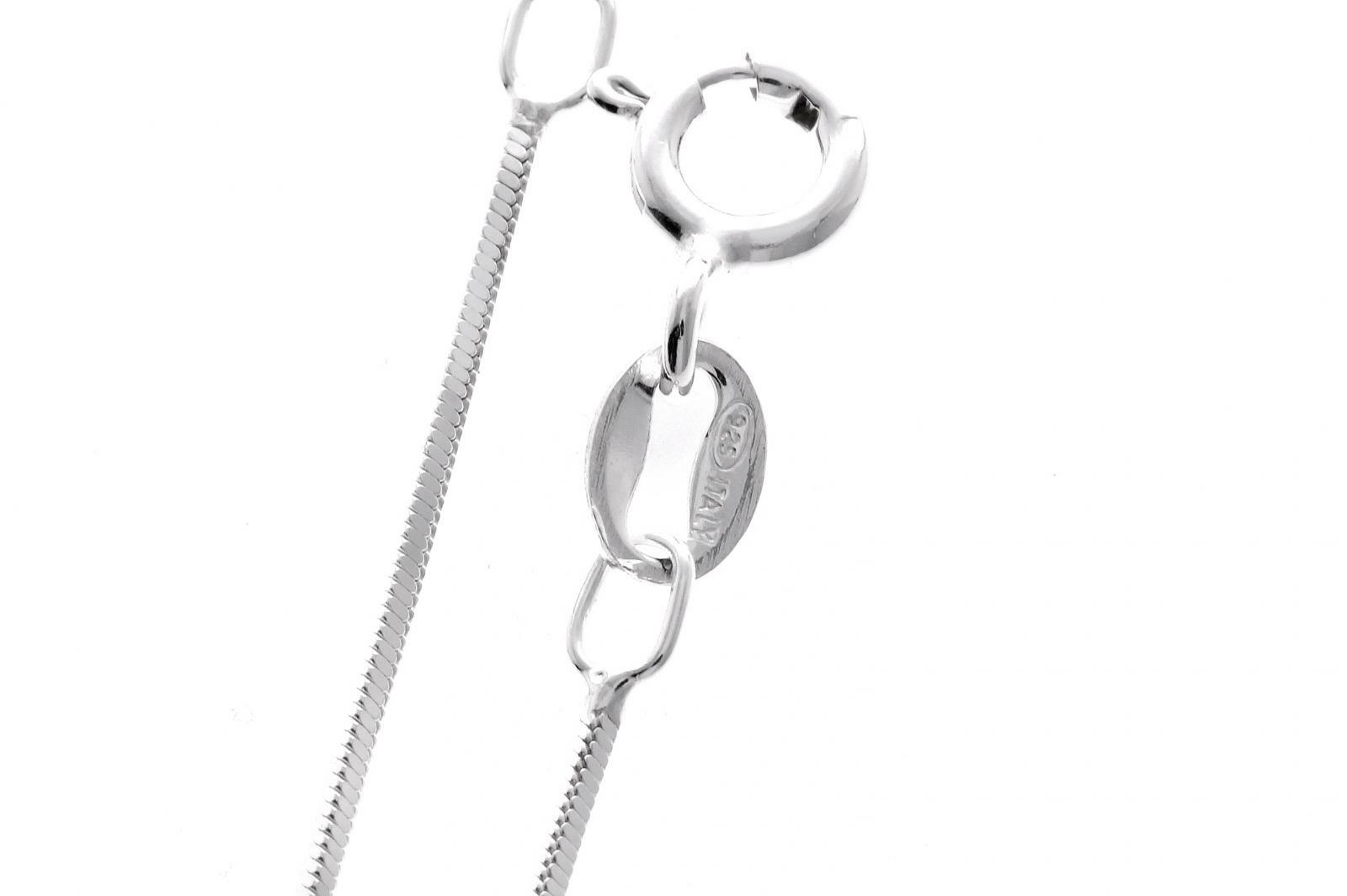 REAL ITALIAN 925 Sterling Silver Snake Chain 14″ 16″ 18″ 20″ 22″ 24″ GCH004 UK