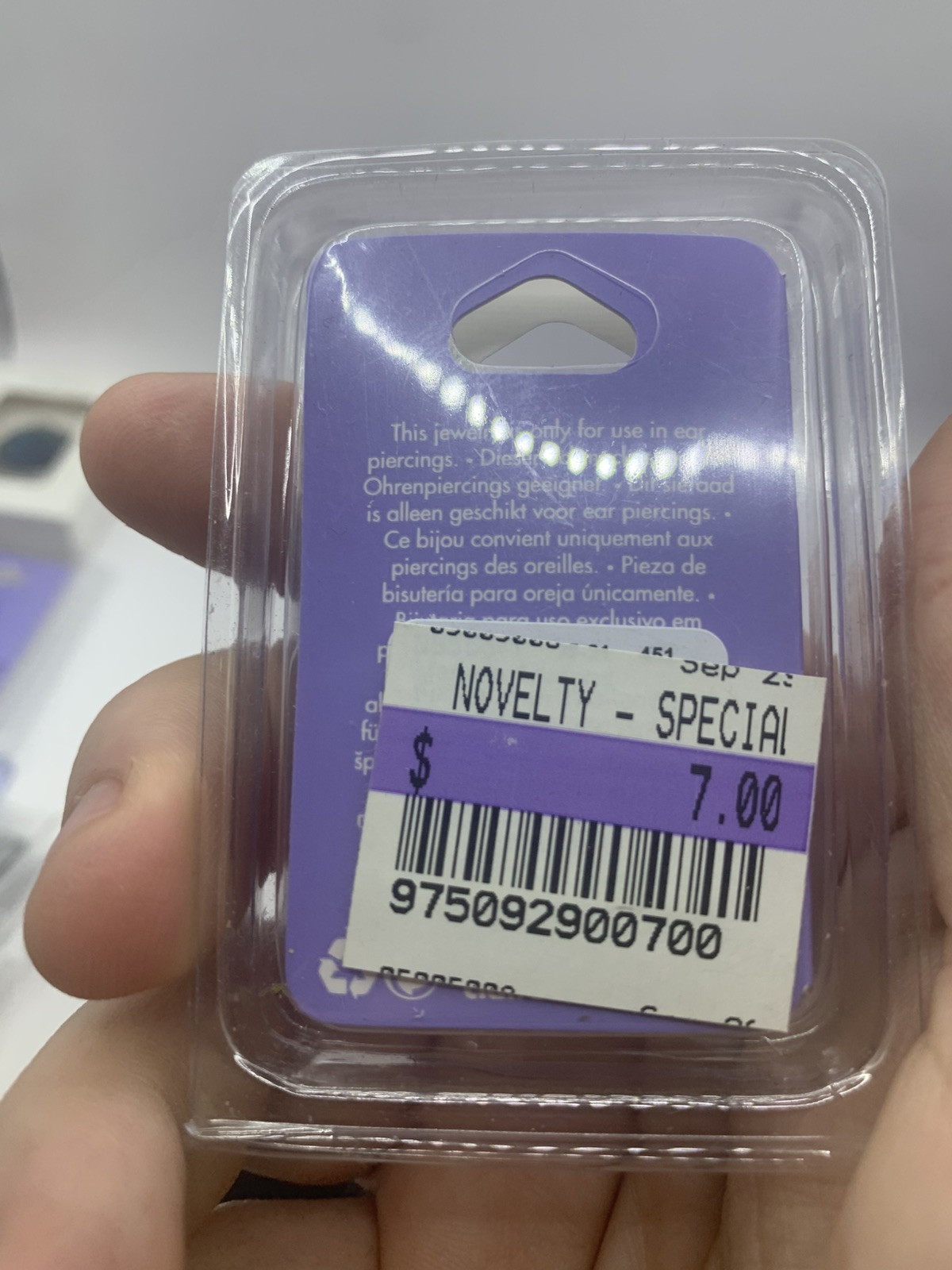 NEW Claire’s EarRing Cartilage Beautiful Star 20G/0.8mm CL