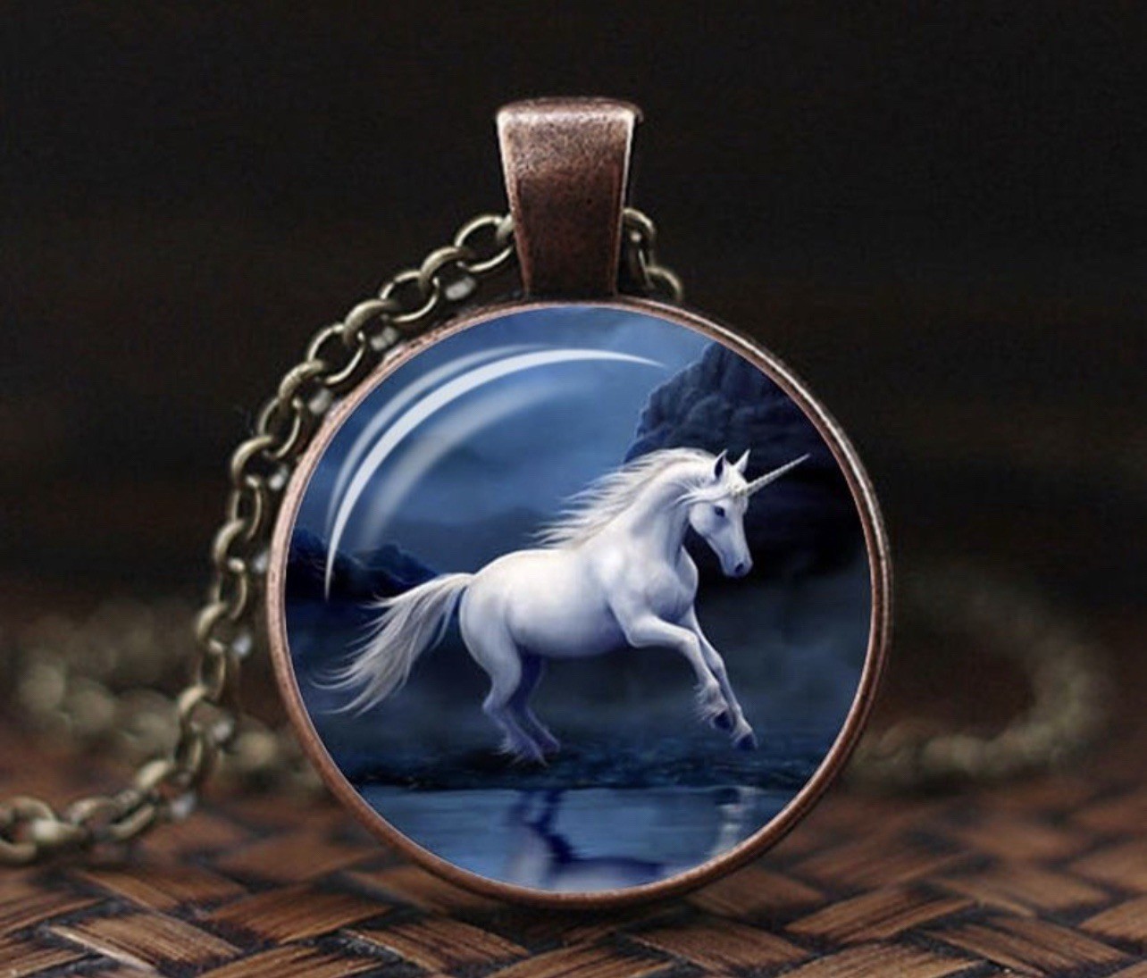 UNICORN WHITE FANTASY Pendant&Chain 20″ SALE BUY ONE GET ONE FREE! USA 🇺🇸 SHIP