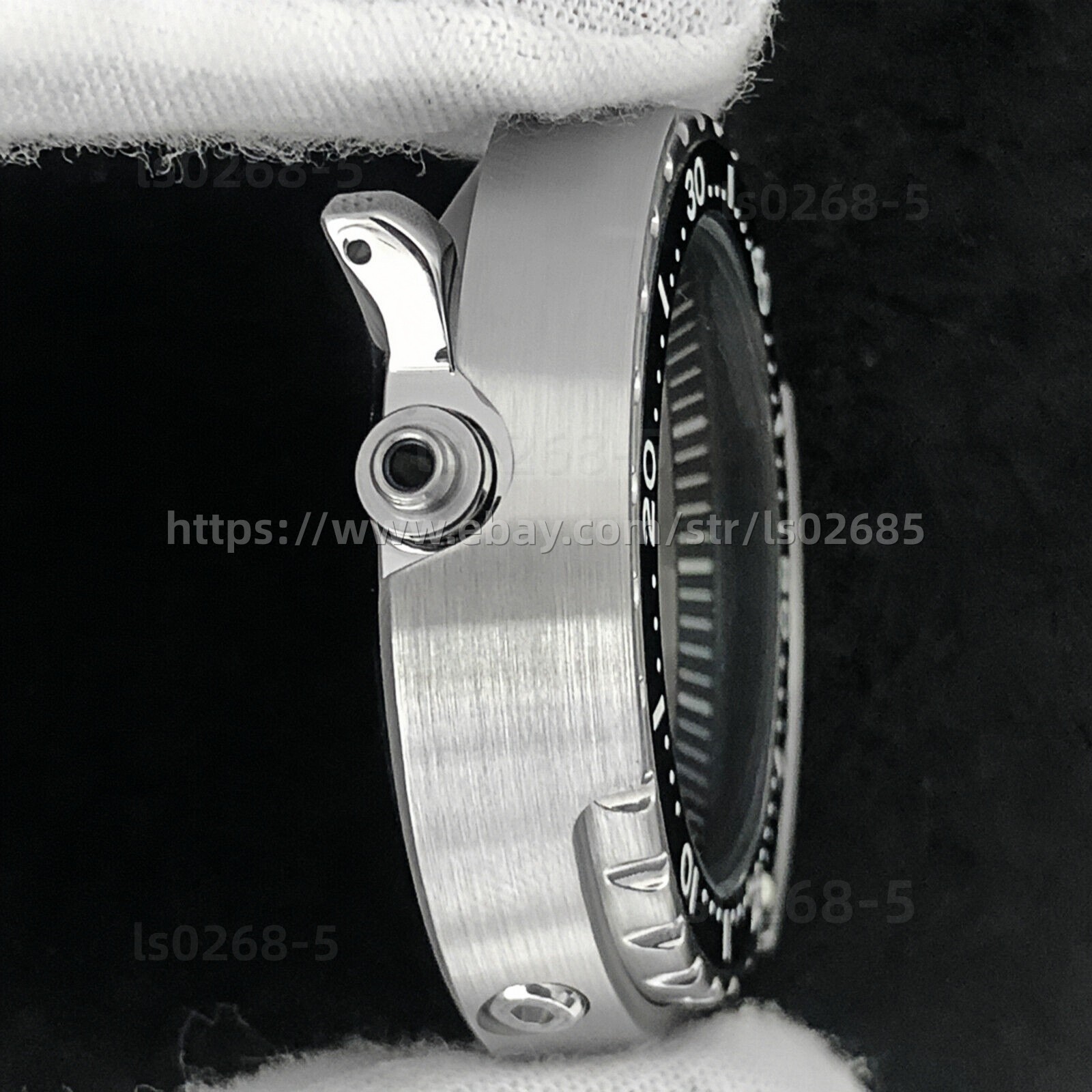 45MM Mineral Glass Stainless Steel Watch Case for NH35/NH36 Watch Movements