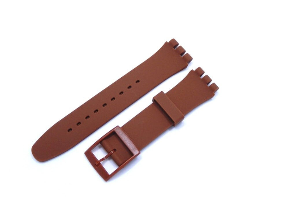 Wrist Watch Band Strap For Swatch 16mm 17mm 19mm 20mm Rubber Silicone Watchband