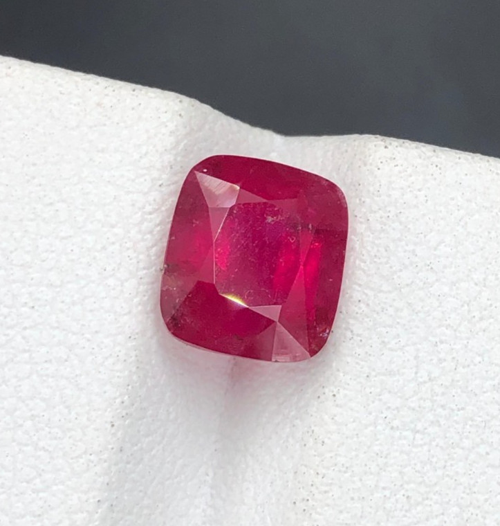 3.83ct Afghanistan Natural Red Loose Rubellite Gemstone For Jewelry Designers.