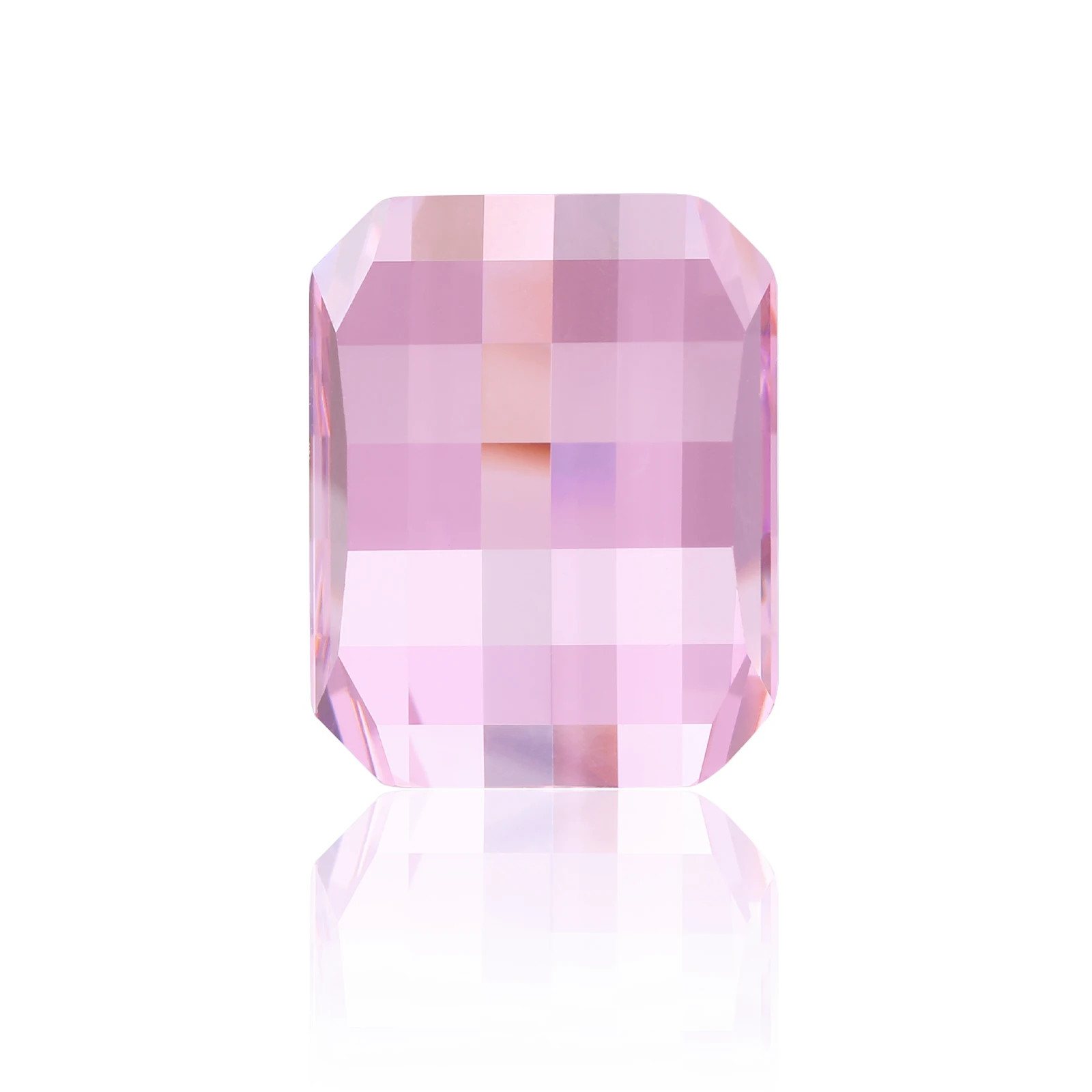 Rare 5A Cubic Zirconia Stone 0.5-4ct Emerald Square Pixel Cut for Jewelry Making