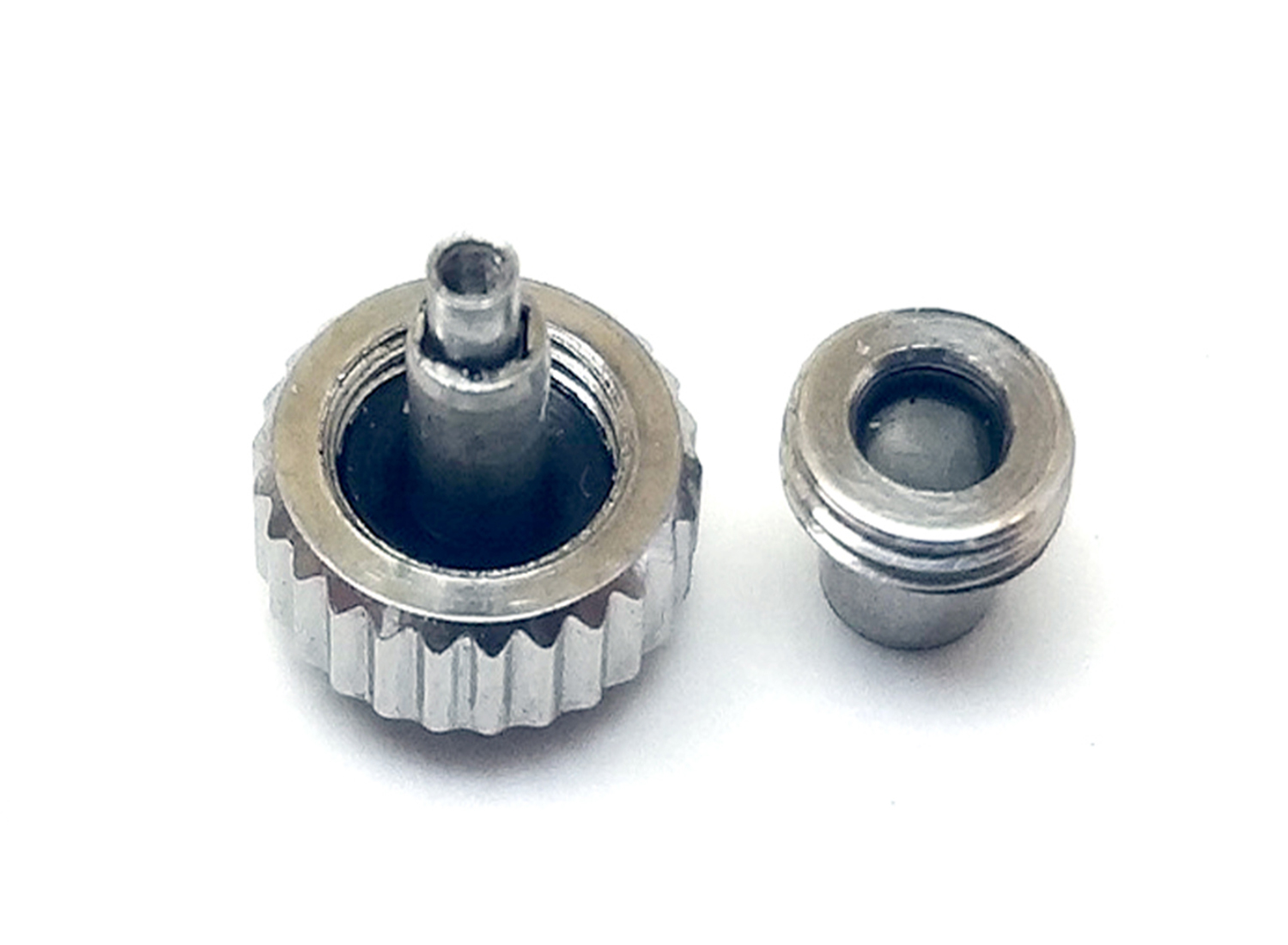 Stainless Steel Screw Down Crown w/ Tube for Waterproof Watches