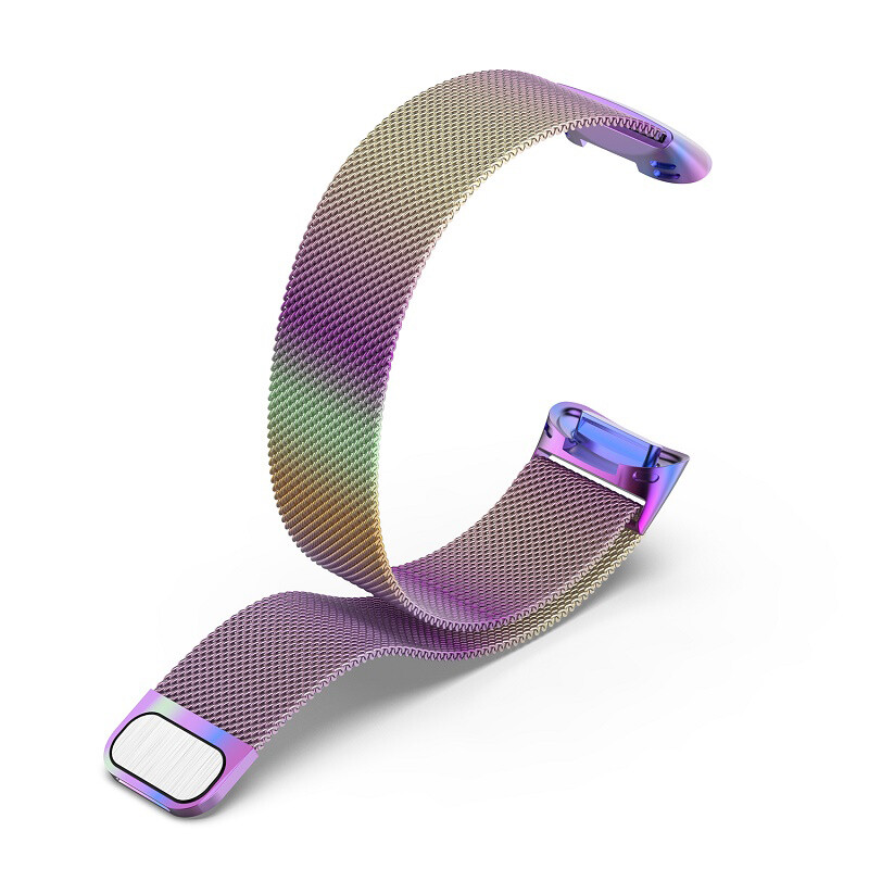 For Fitbit Charge 6 Replacement Strap Metal Milanese Magnetic Loop Steel Band