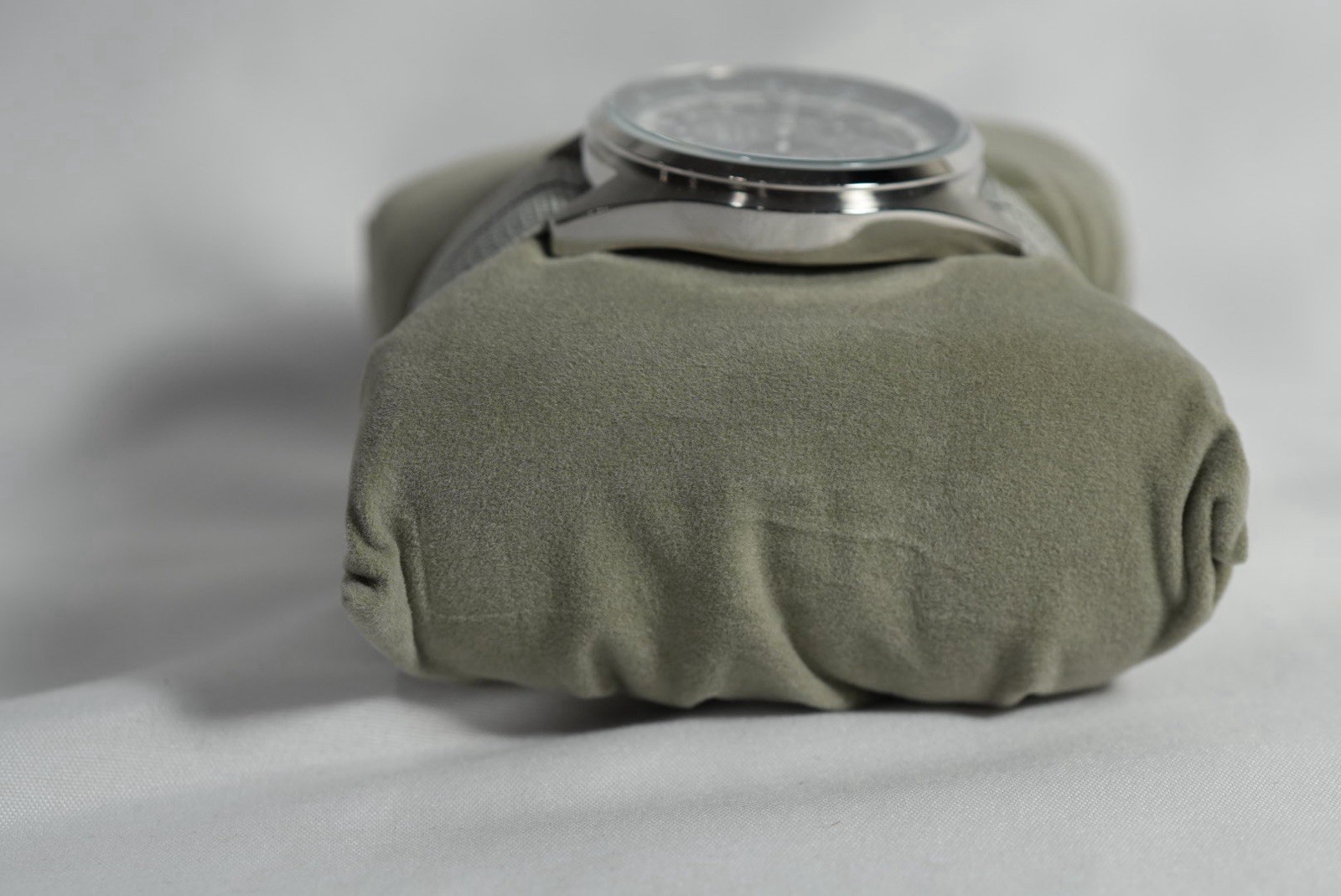 Orient Solar Chronograph Quartz Men’s Watch 42mm 100m Gray NATO Box Papers