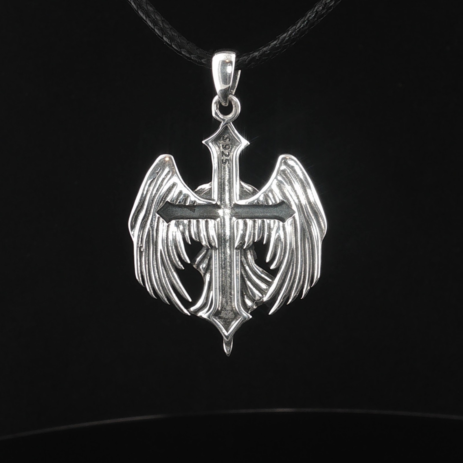 925 Sterling Silver Archangel Saint Michael the Warrior Necklace