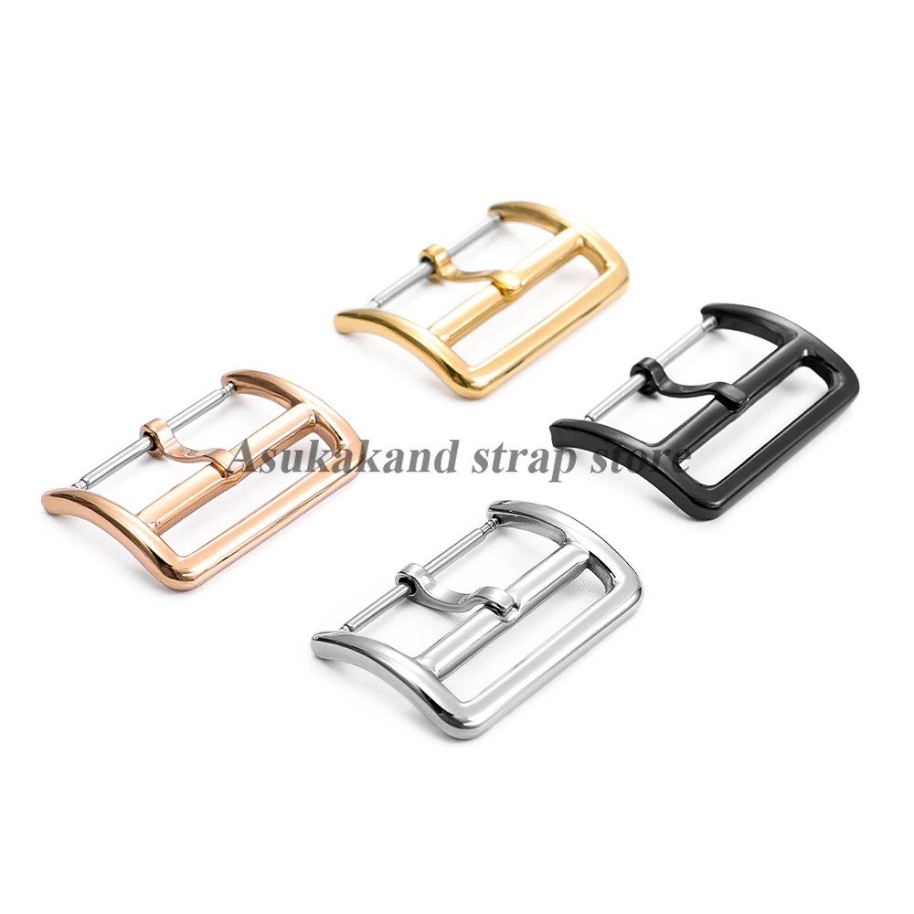12mm 14mm 16mm 17mm 18mm 20mm 22mm New Stainless Steel Clasp Watch Band Buckle
