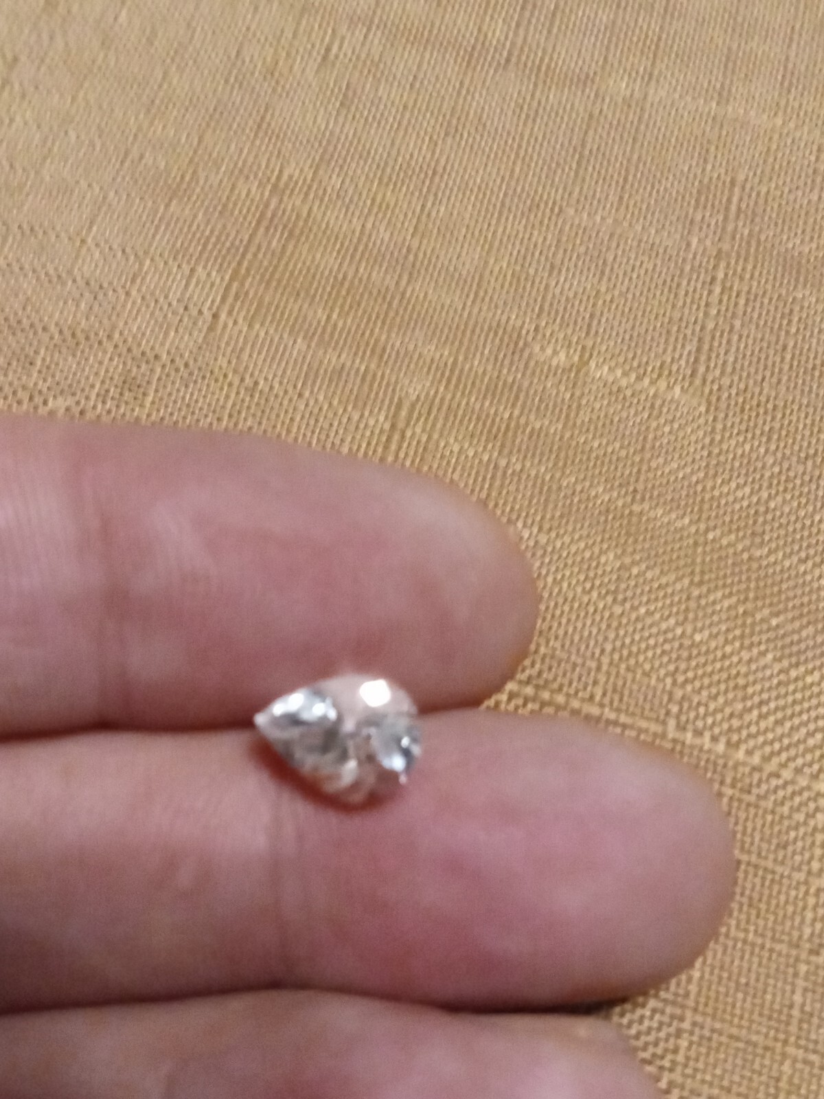 1.66 Ct VS Natural Unheated Very Light Blue Aquamarine Pear Shaped