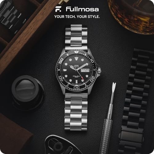Fullmosa Stainless Steel Watch Band 16mm 18mm 19mm 20mm 22mm 24mm, Quick Rele…