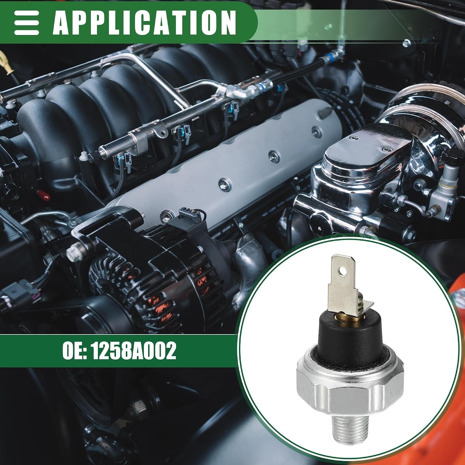 Engine Oil Pressure Sensor, Fuel Oil Pressure Sensor Switch Sending Unit, for