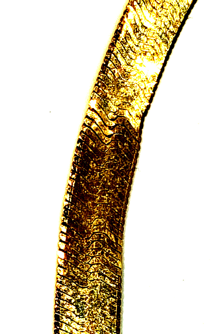 14k gold herringbone 20 inch 5 mm necklace