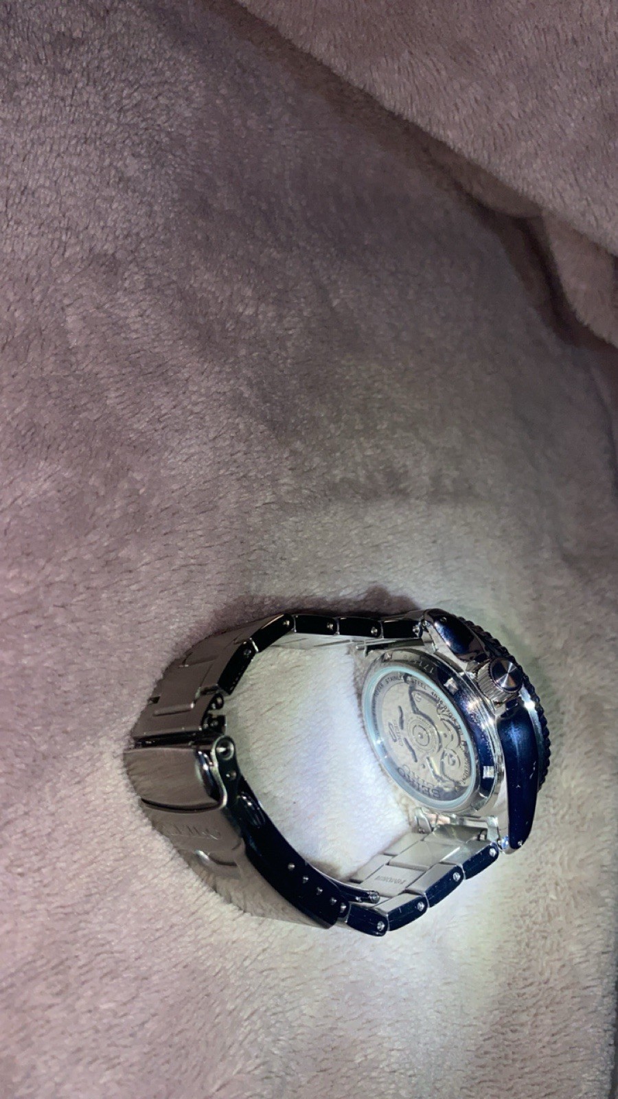 Seiko 5 Sports Automatic 42.5mm Blue Dial/Bezel SS Bracelet Day/Date