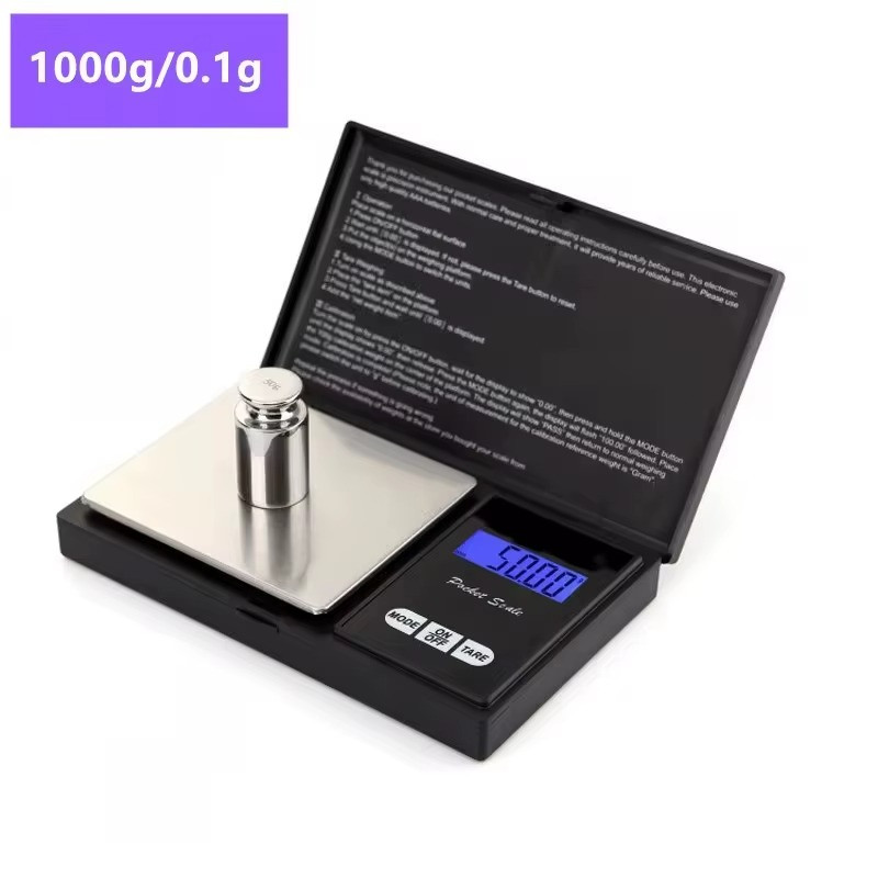 500g x 0.1g / 1000×0.1g Digital Pocket Scale CS-500 Portable Jewelry Scale