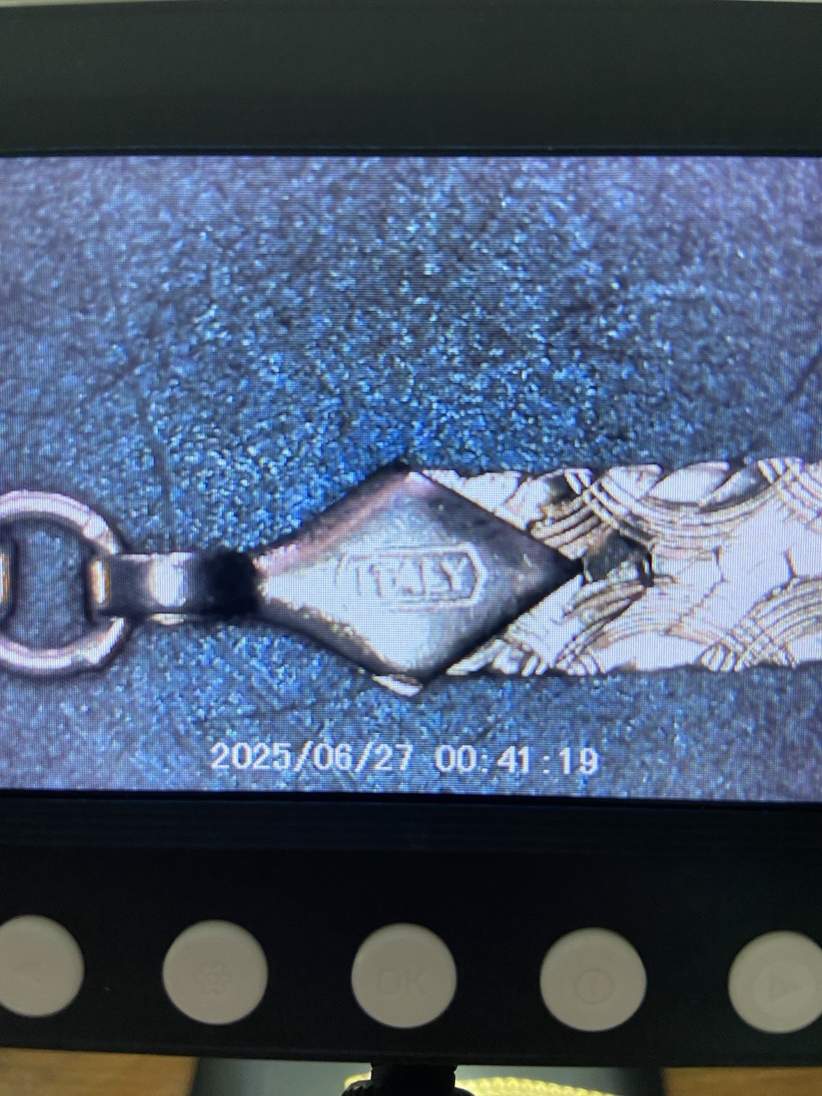 Vintage 14K Gold Reversible Diamond Cut Herringbone Bracelet 7” 3.15g 4mm