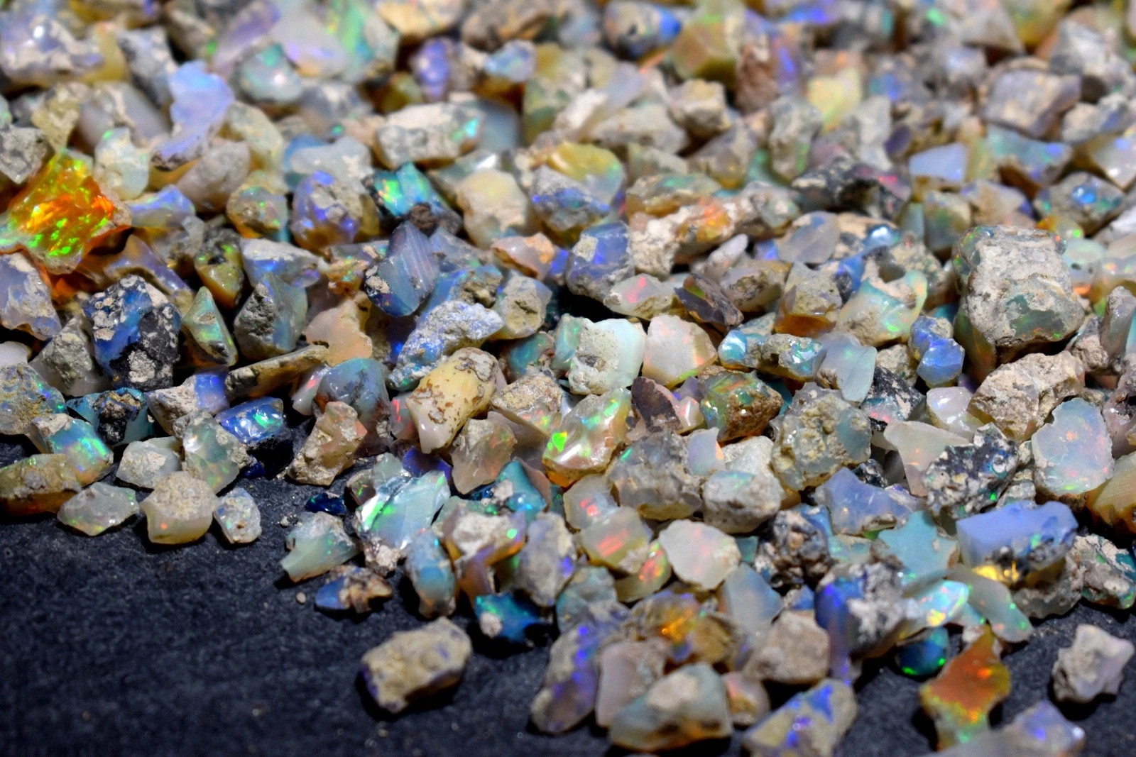 Dry Opal Rough Lot 20 Pieces Natural Ethiopian Welo Opal Raw AAA cut grade rough