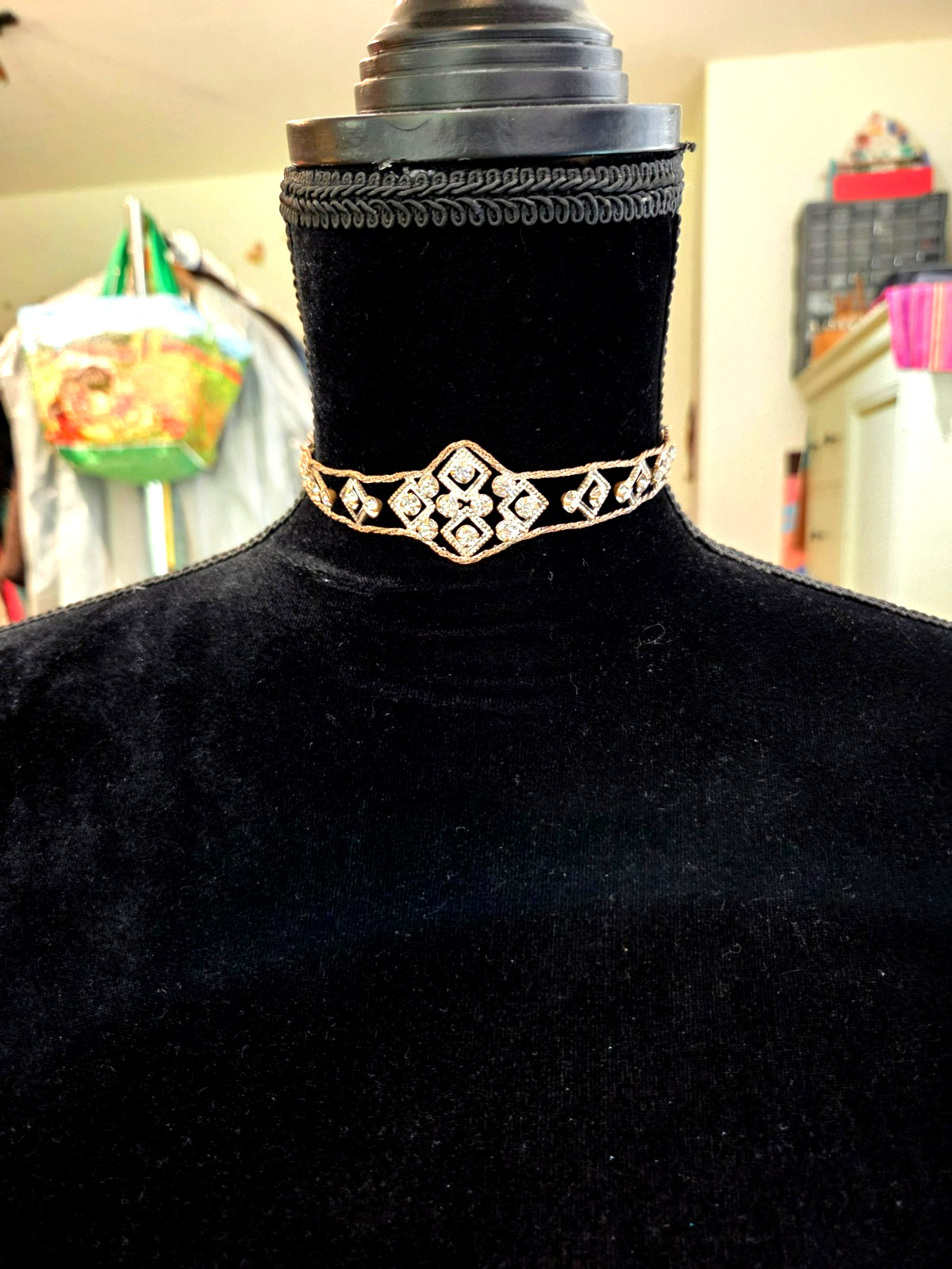 Very Old Antique Canadian Choker Necklace