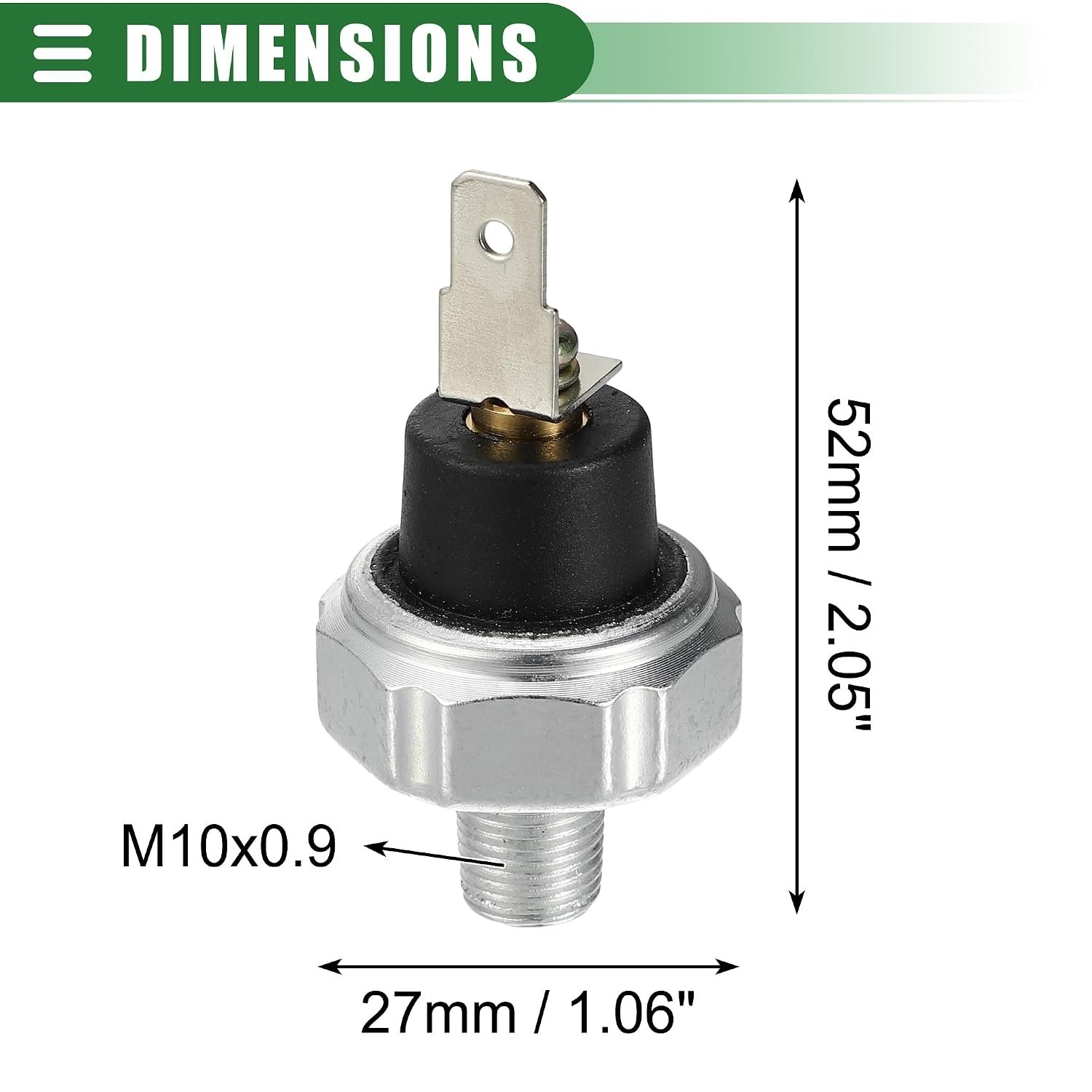 Engine Oil Pressure Sensor, Fuel Oil Pressure Sensor Switch Sending Unit, for