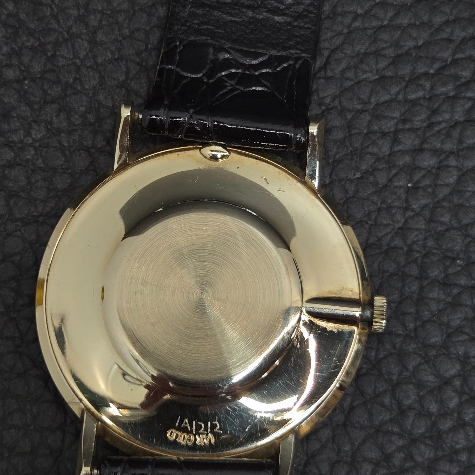 Omega Ultra Thin, 14K Gold Men’s Wrist Watch, 7.75″ Band, 32mm Case Manual Wind