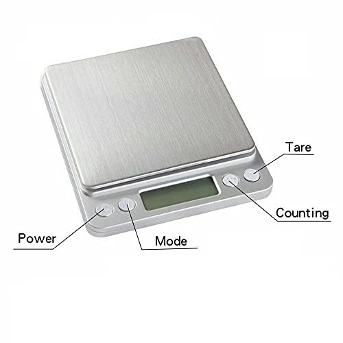 3000g x 0.1g Digital Benchtop Scale for Jewelry Gold Silver Herb Gram Oz DWT OZT