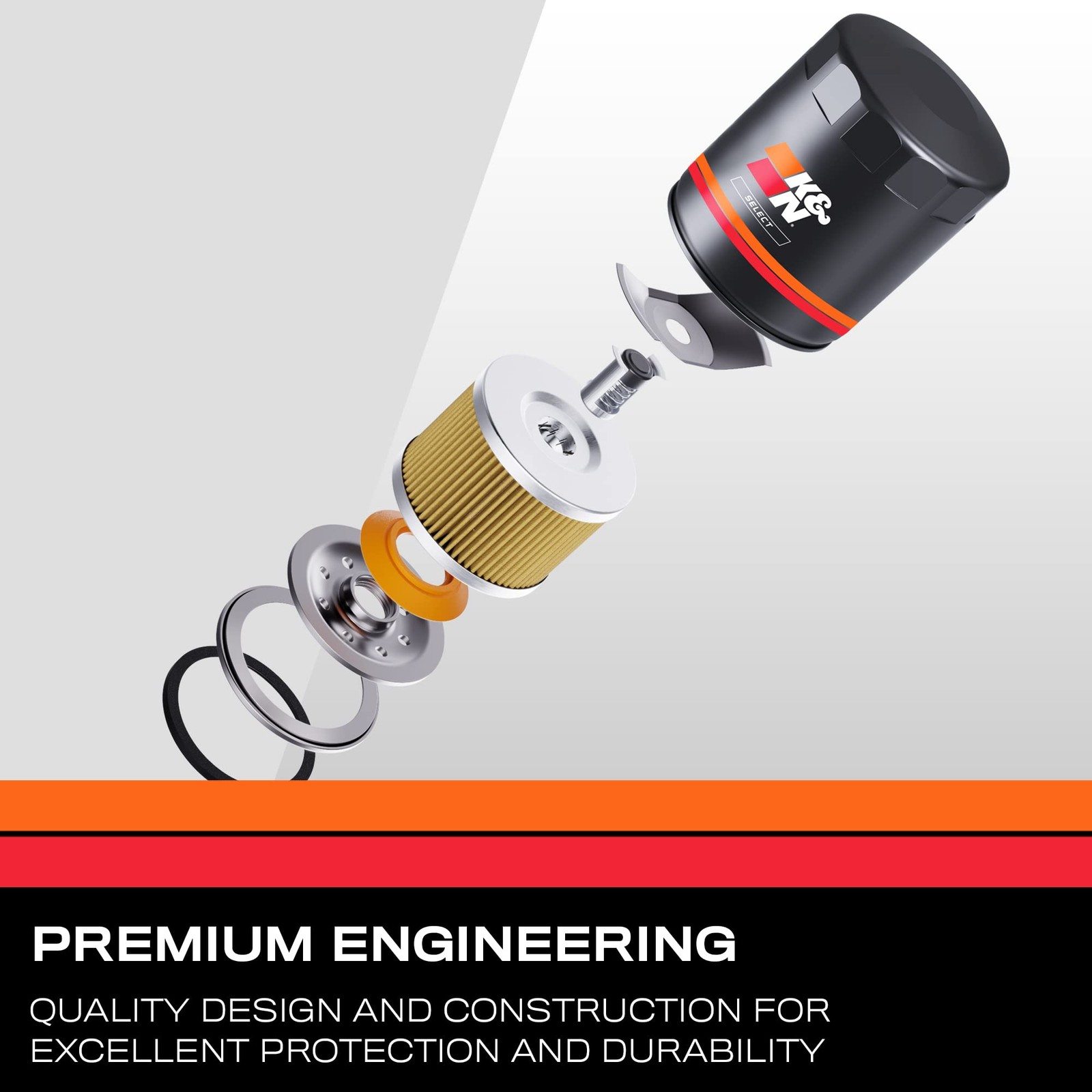 KandN Select Oil Filter: Designed to Protect your Engine: Fits Select CHEVROL…
