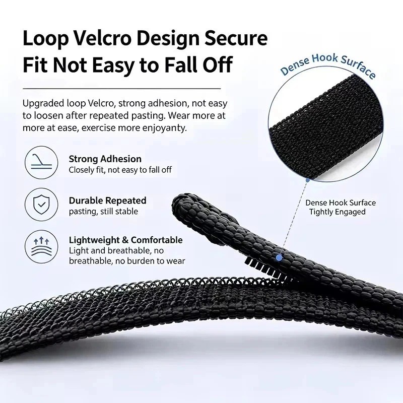 For Google Fitbit Air 2026 Nylon Adjustable Sports Loop Replacement Band Strap