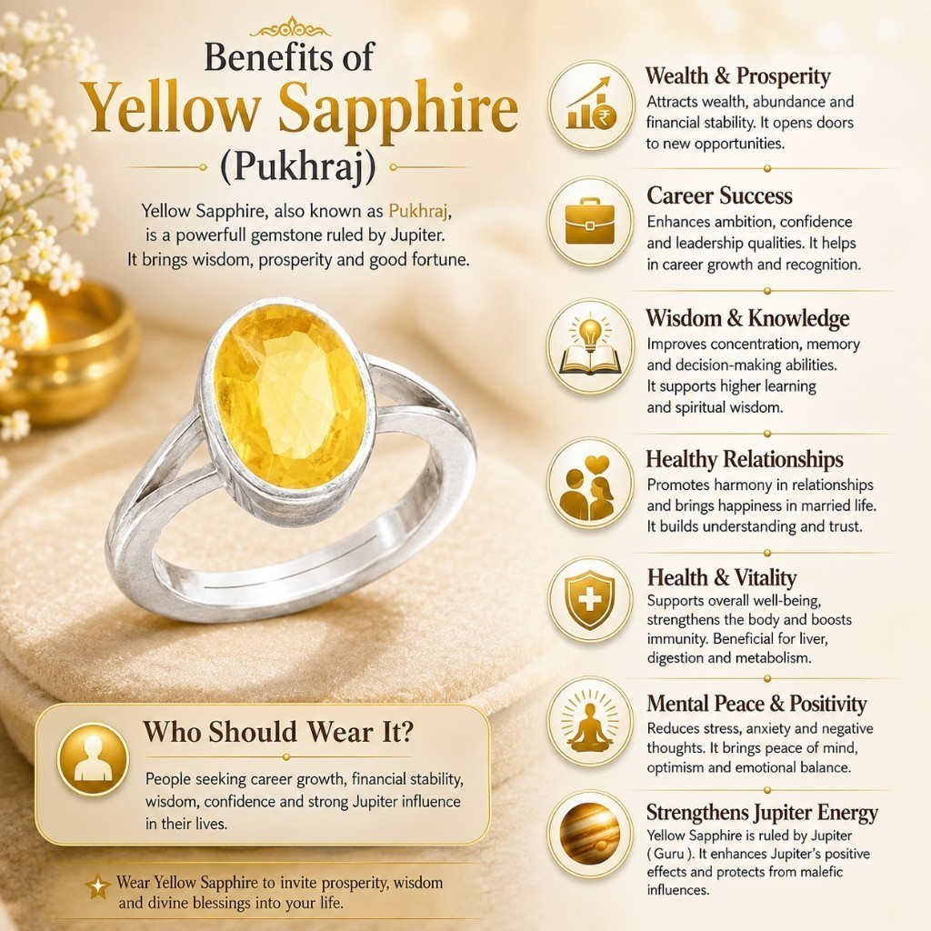 Certified 8.25 Ct Yellow Sapphire Ring Silver Plated Adjustable Men Women Gift
