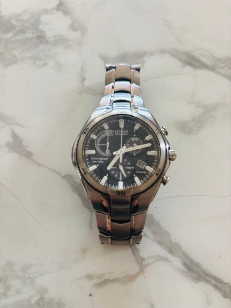 Citizen Chronograph Black Solar-Powered