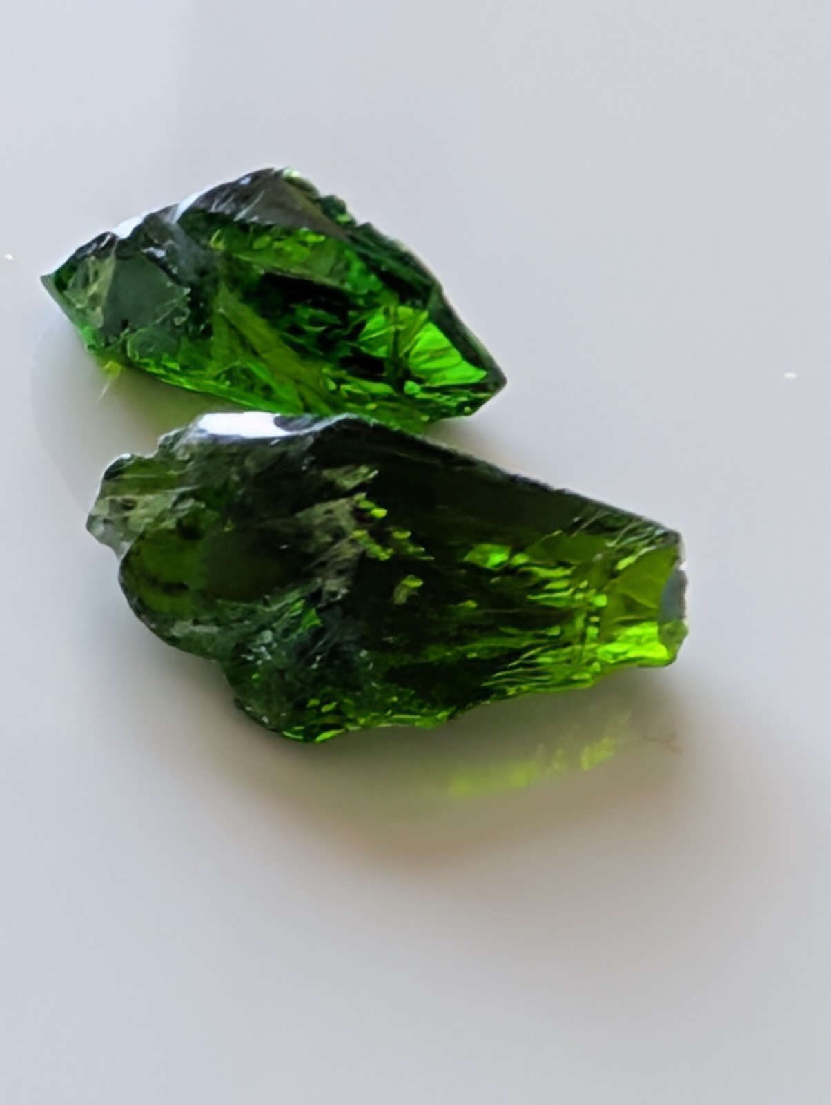 USA seller 5.79 ct IF flawless Chrome Diopside facet rough gemstone specimen