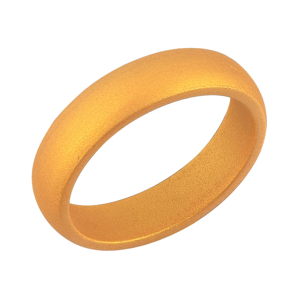 1PC Silver Gold Coppery Silicone Wedding Ring Rubber Engagement Band Size 4-10#