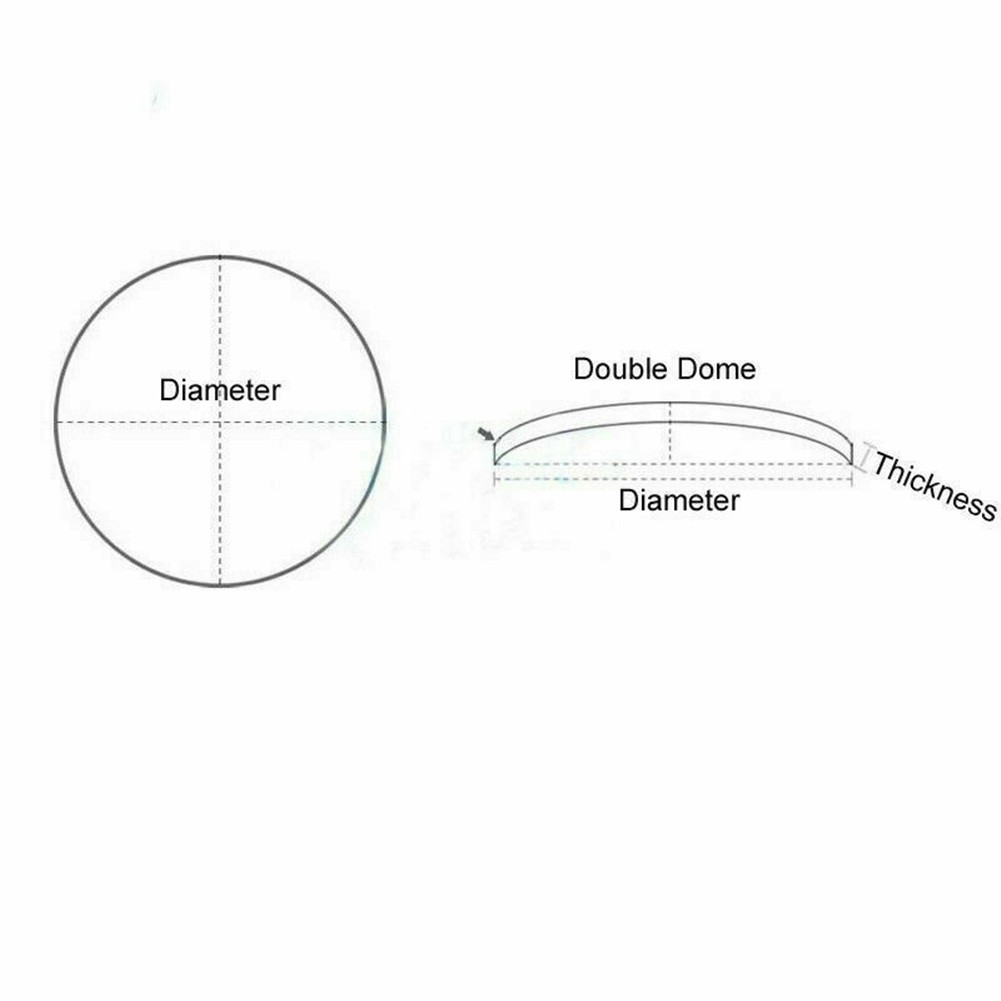 32mm Blue AR Coated Double Dome Mineral Watch Glass Crystal 1.2mm Thick